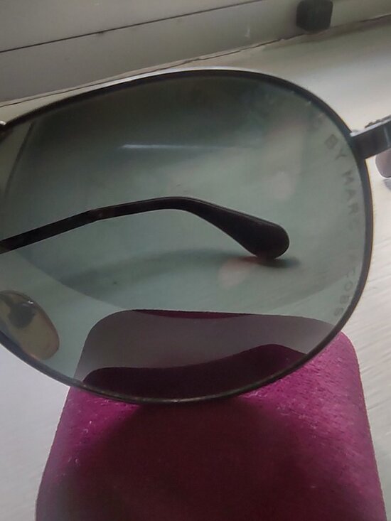Marc by Marc Jacobs Aviator Sunglasses Black Metal Frame Gradient Lenses main image 9